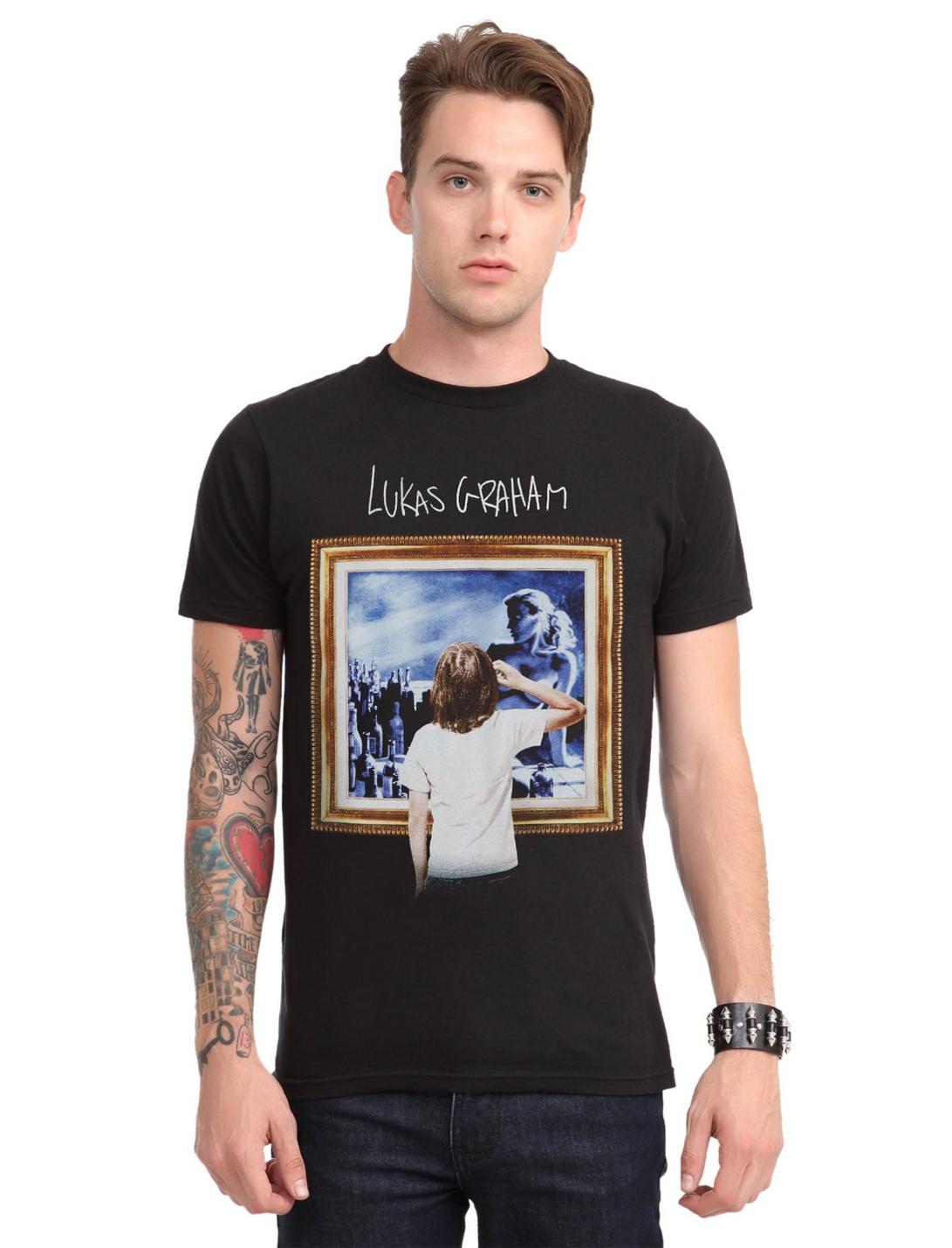 Lukas Graham Picture T-Shirt, BLACK, hi-res