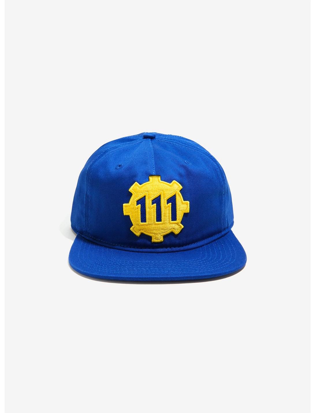 Fallout Vault 111 Gear Logo Snapback Hat, , hi-res