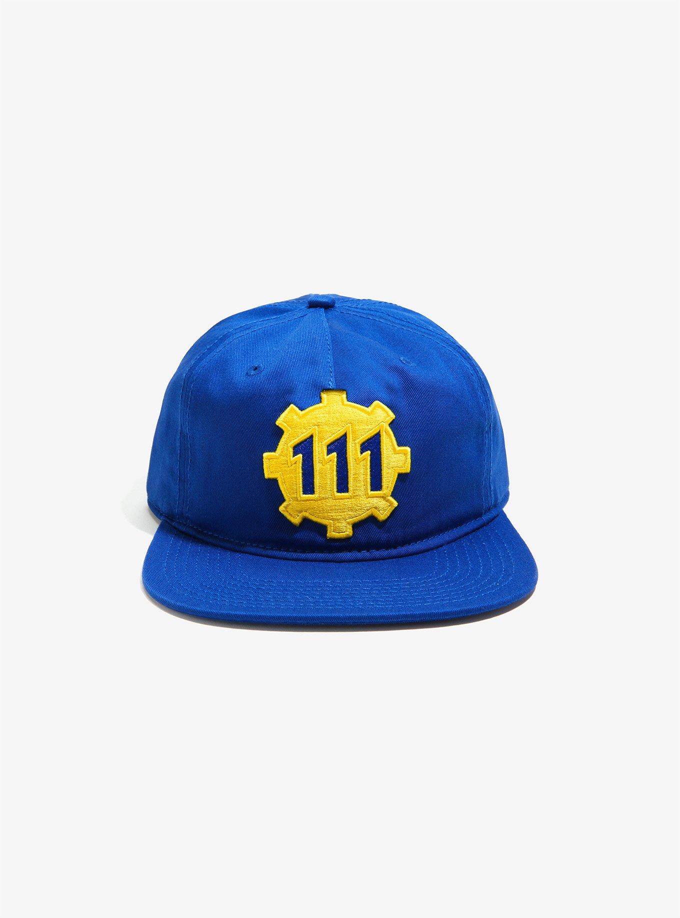 Fallout Vault 111 Gear Logo Snapback Hat, , hi-res