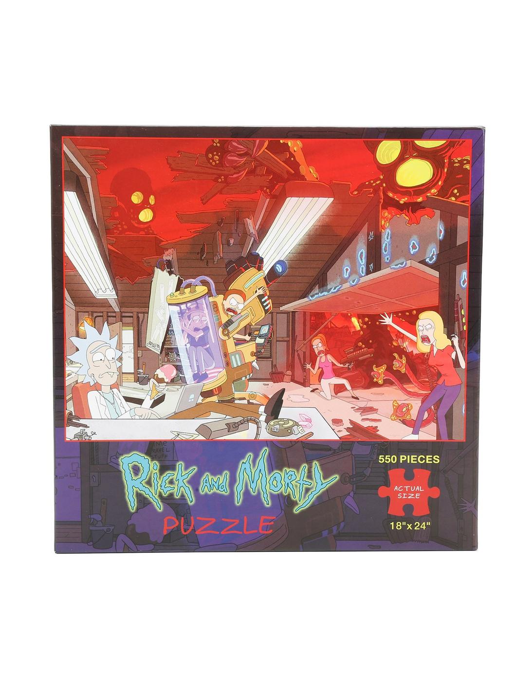 Rick And Morty Oblivion 550-Piece Puzzle, , hi-res