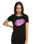 Her Universe Electra Woman And Dyna Girl Dyna Girl Logo Girls T-Shirt, BLACK, hi-res