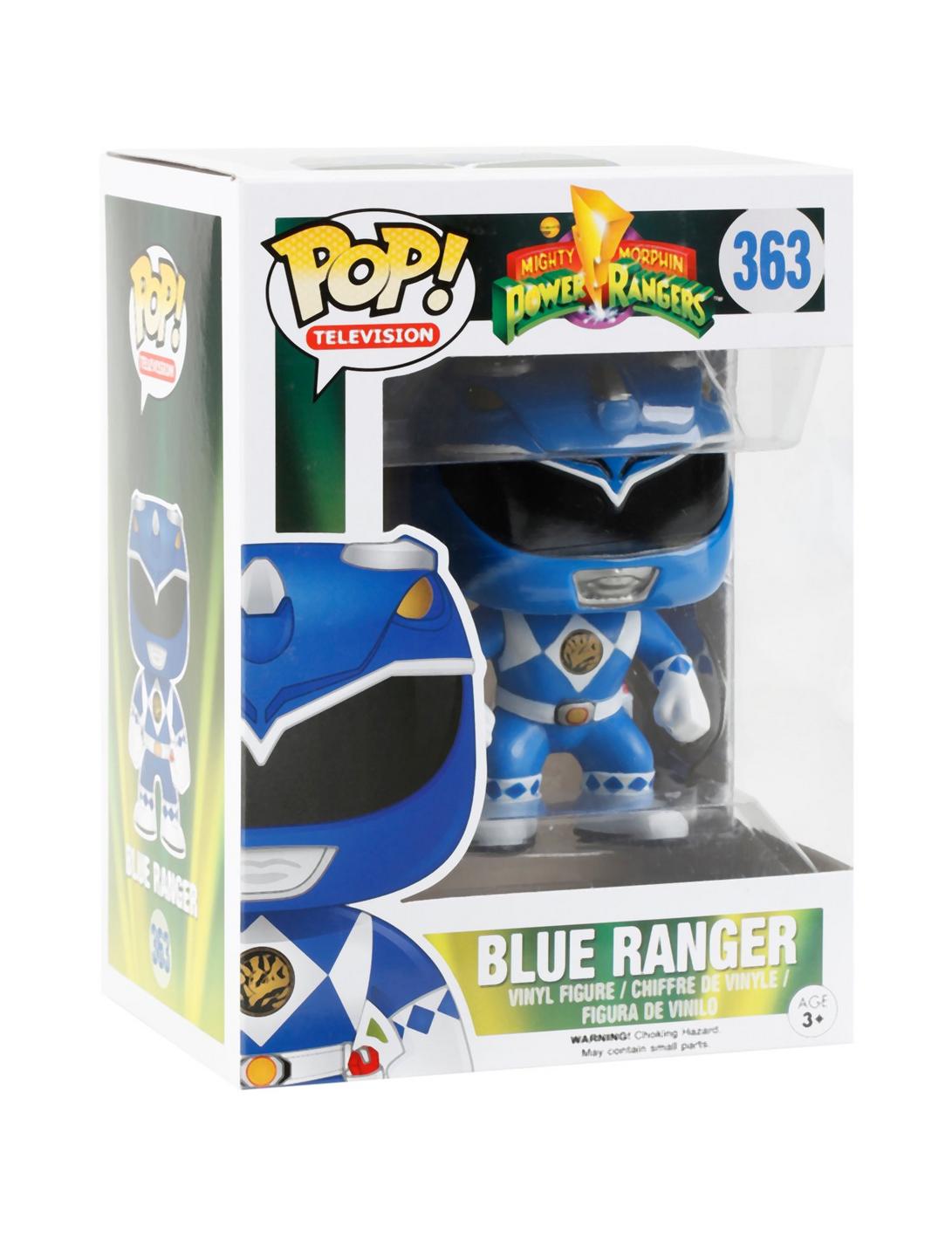 Funko Mighty Morphin Power Rangers Pop! Blue Ranger Vinyl Figure, , hi-res