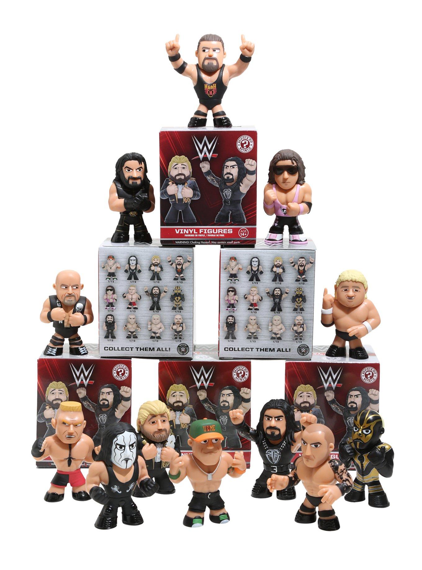 Wwe vinyl deals figures mystery minis