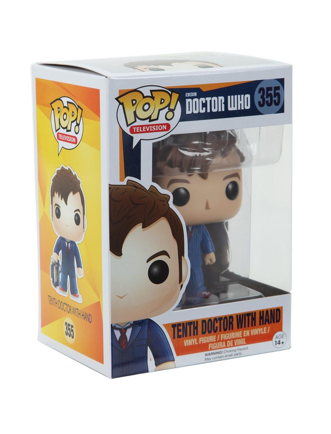 Funko Doctor Who Pop! Television Tenth Doctor With Hand Vinyl Figure, , hi-res