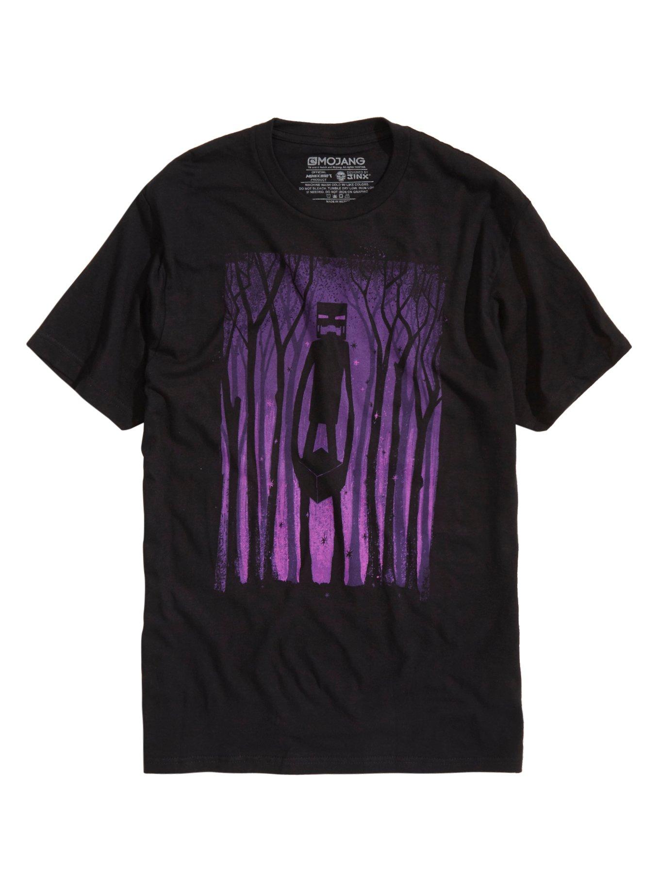 Minecraft Enderman Shadow T-Shirt, BLACK, hi-res