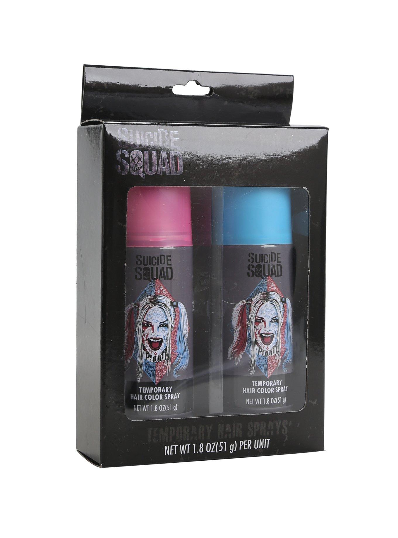DC Comics Suicide Squad Harley Quinn Temporary Hair Color Spray Set, , hi-res