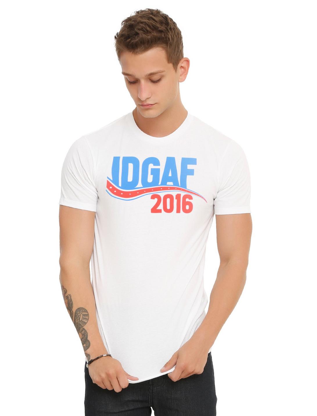 IDGAF 2016 T-Shirt, WHITE, hi-res