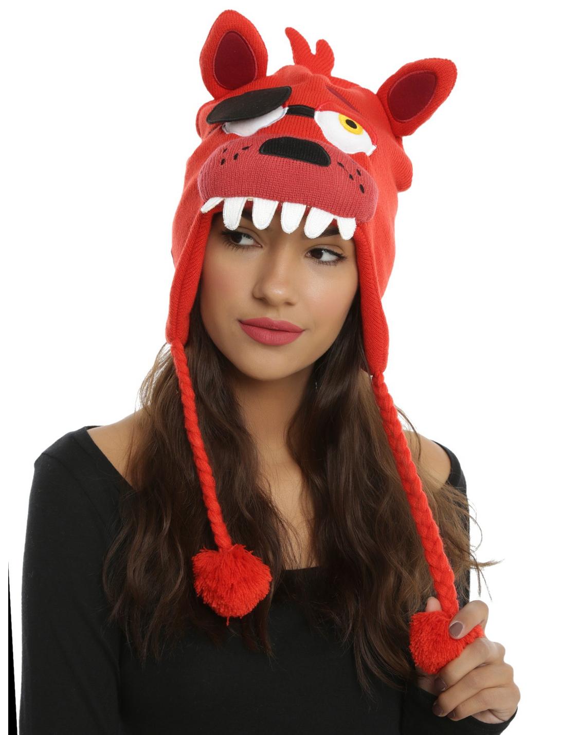 Five Nights At Freddy's Foxy Face Beanie, , hi-res