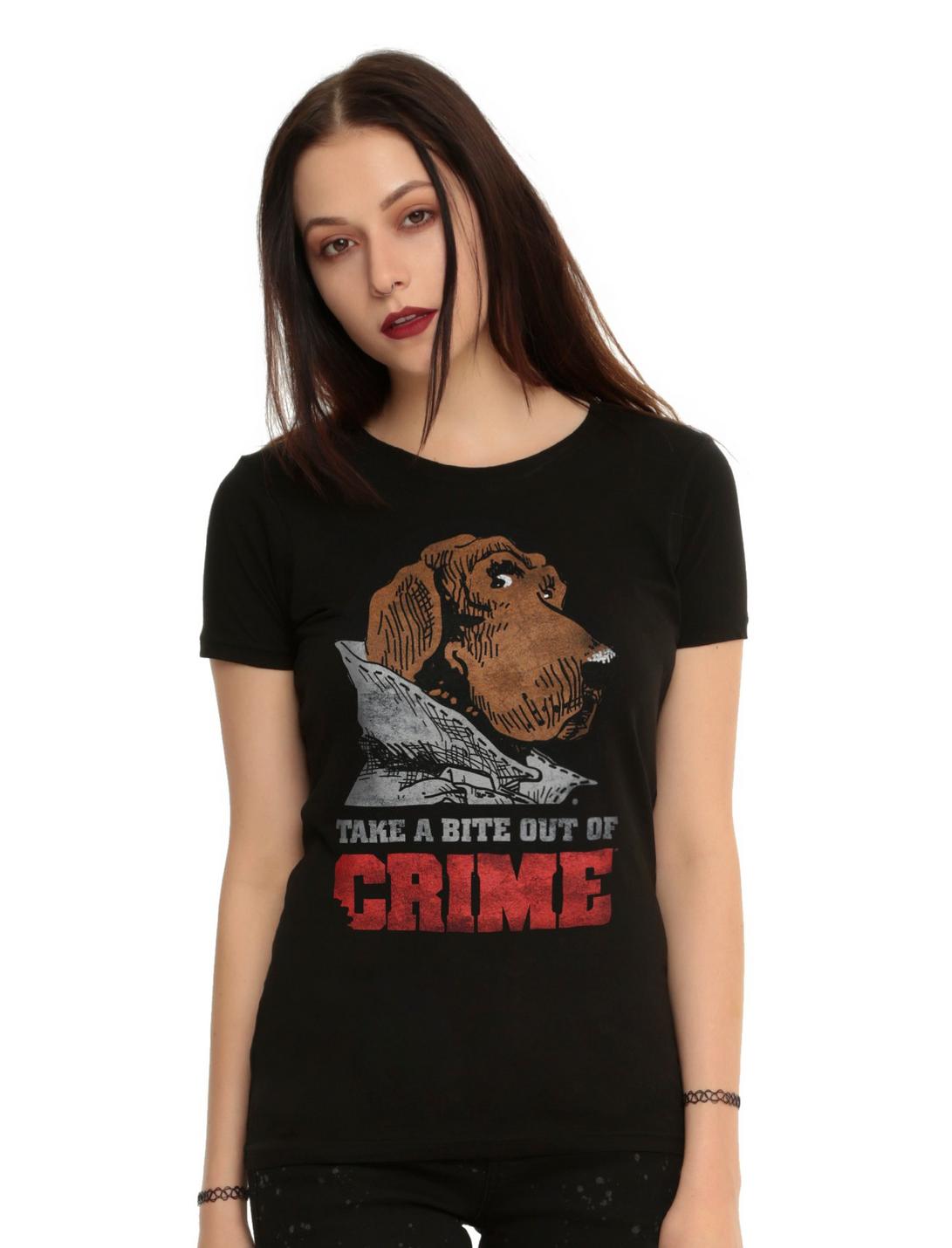 McGruff The Crime Dog Girls T-Shirt, BLACK, hi-res