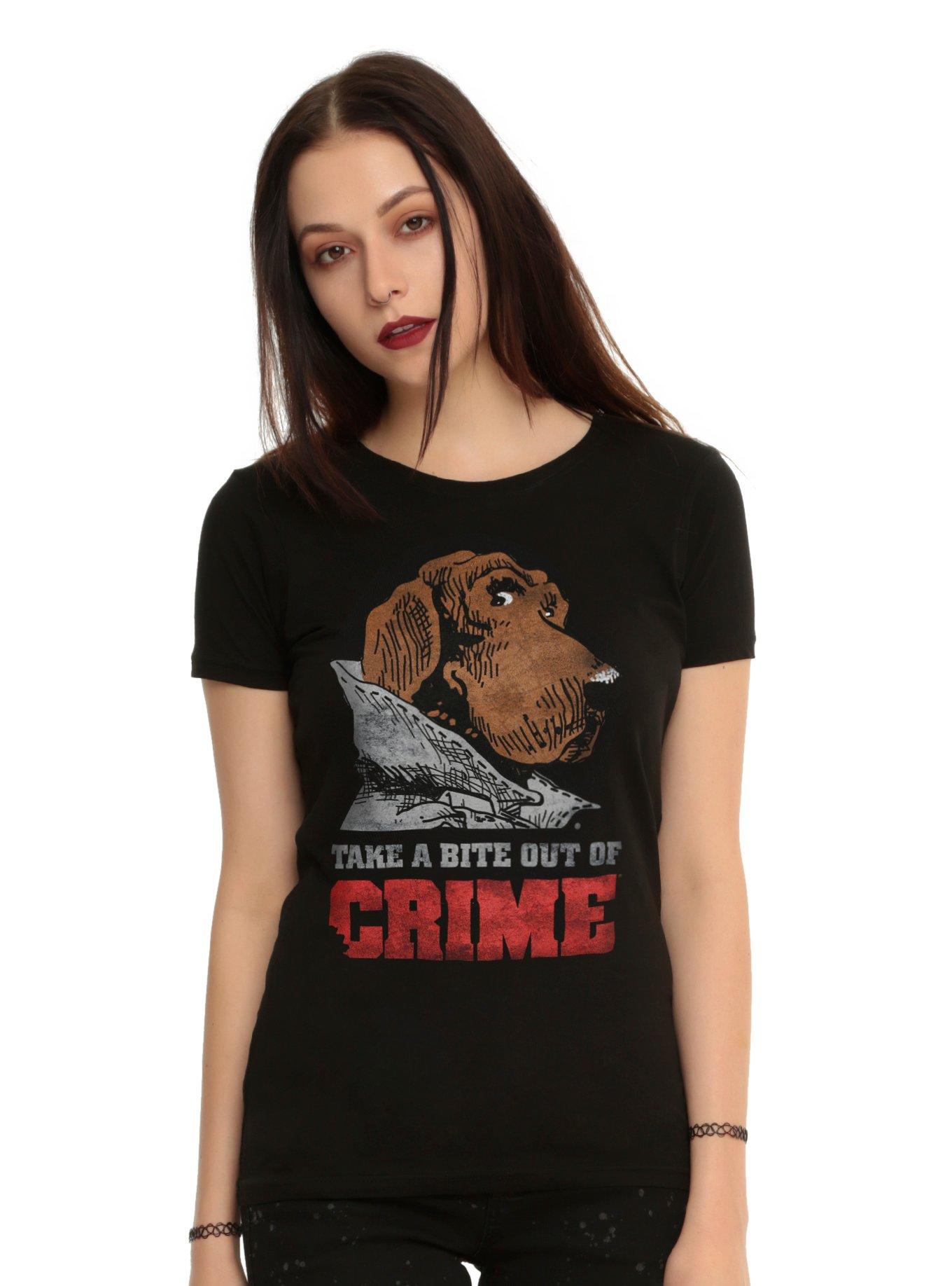 McGruff The Crime Dog Girls T-Shirt, BLACK, hi-res