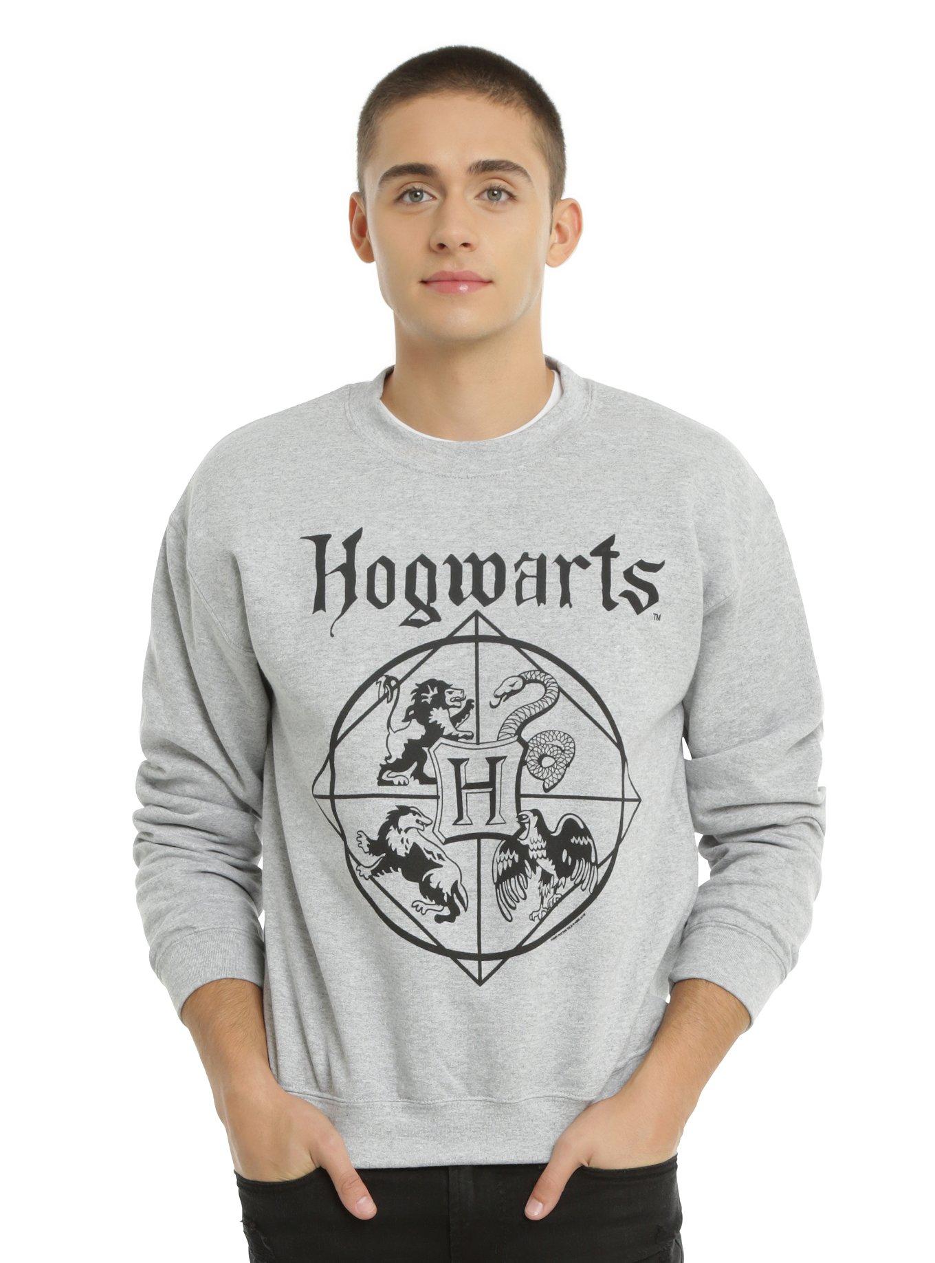 Harry Potter Hogwarts Sweatshirt, GREY, hi-res