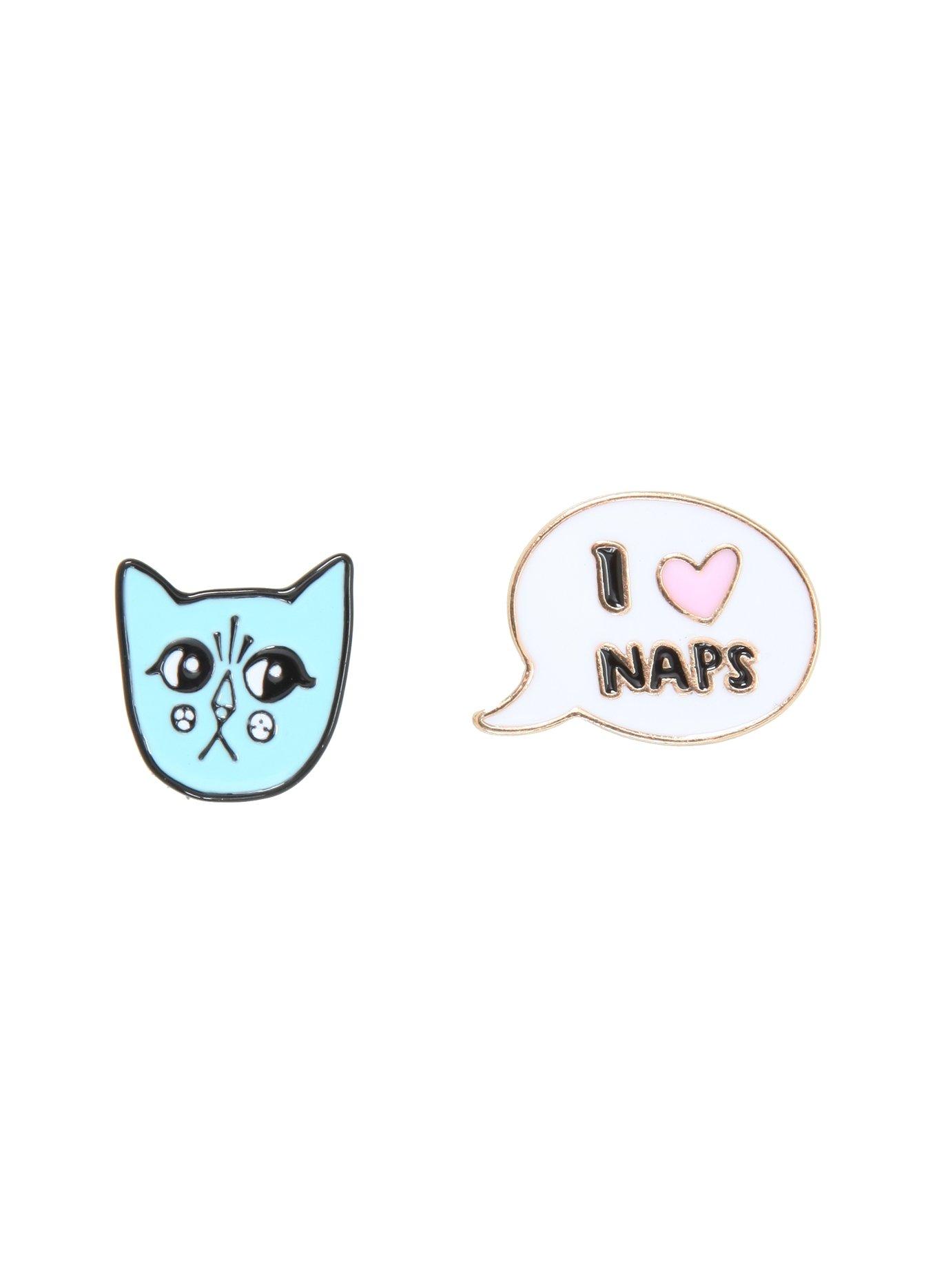 Cat Naps Enamel Pin Set, , hi-res