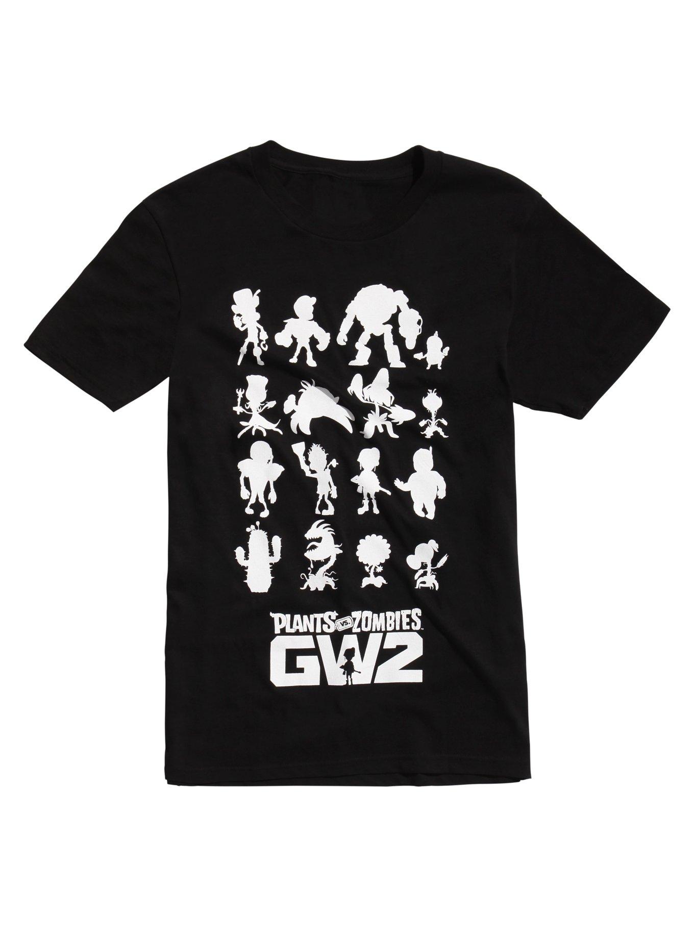 Plants Vs. Zombies: Garden Warfare 2 Silhouettes T-Shirt, BLACK, hi-res