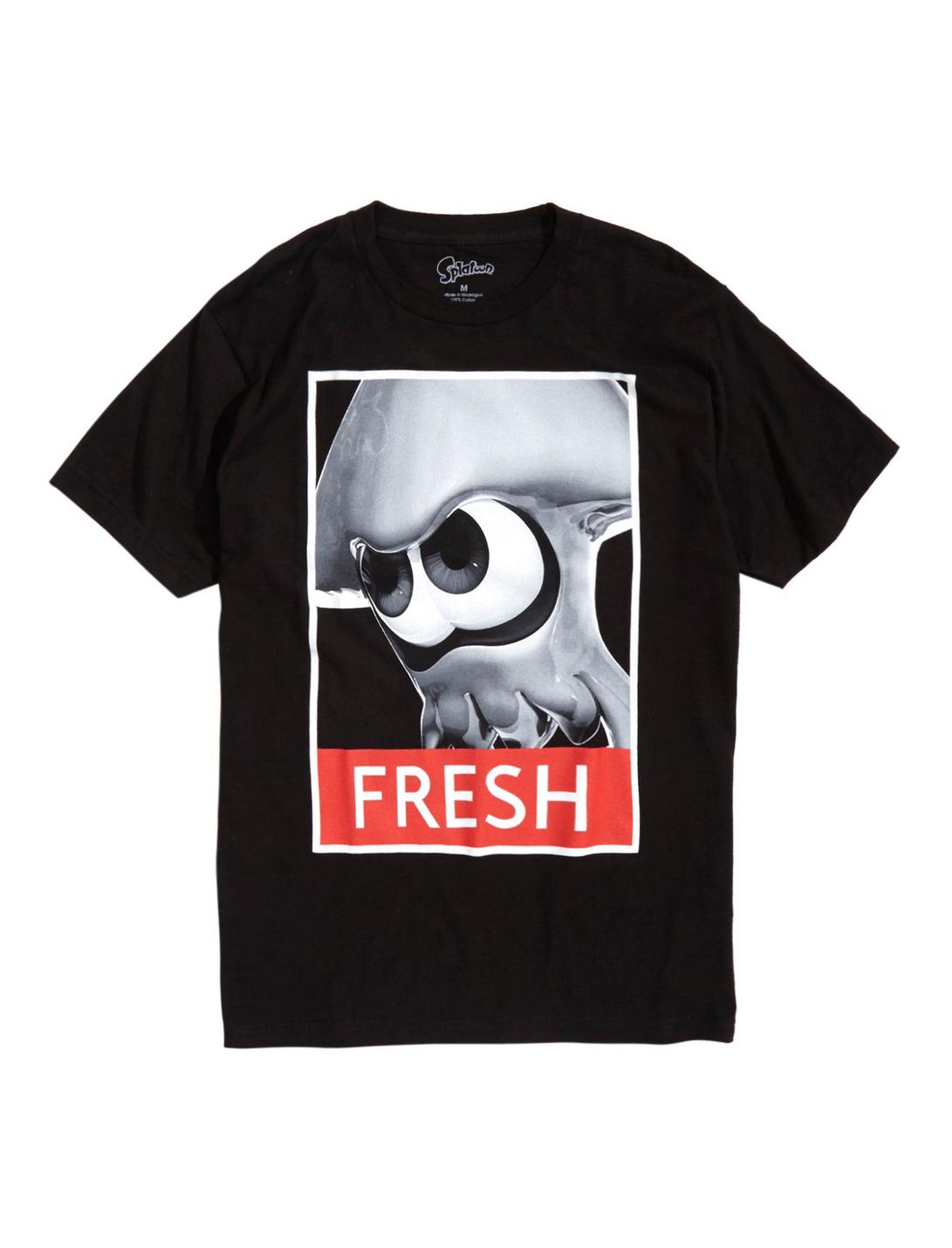 Splatoon Fresh T-Shirt, BLACK, hi-res