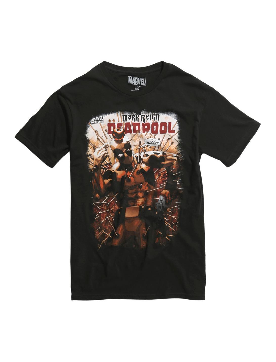Marvel Deadpool #11 (2008) Comic Cover T-Shirt, BLACK, hi-res