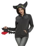 How To Train Your Dragon Toothless Cosplay Girls Hoodie, BLACK, hi-res