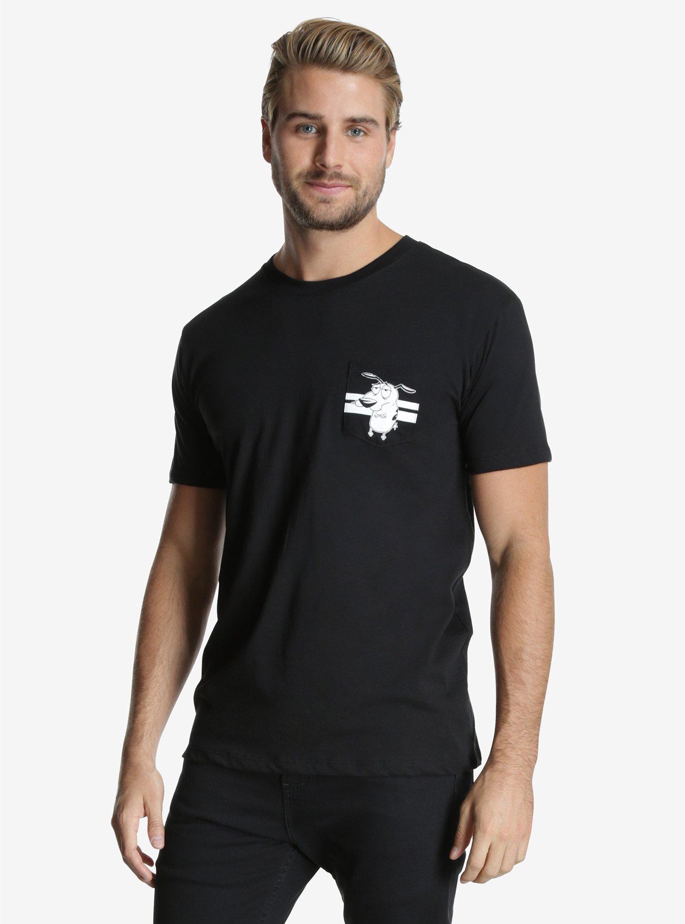 Courage The Cowardly Dog Pocket T-Shirt | BoxLunch