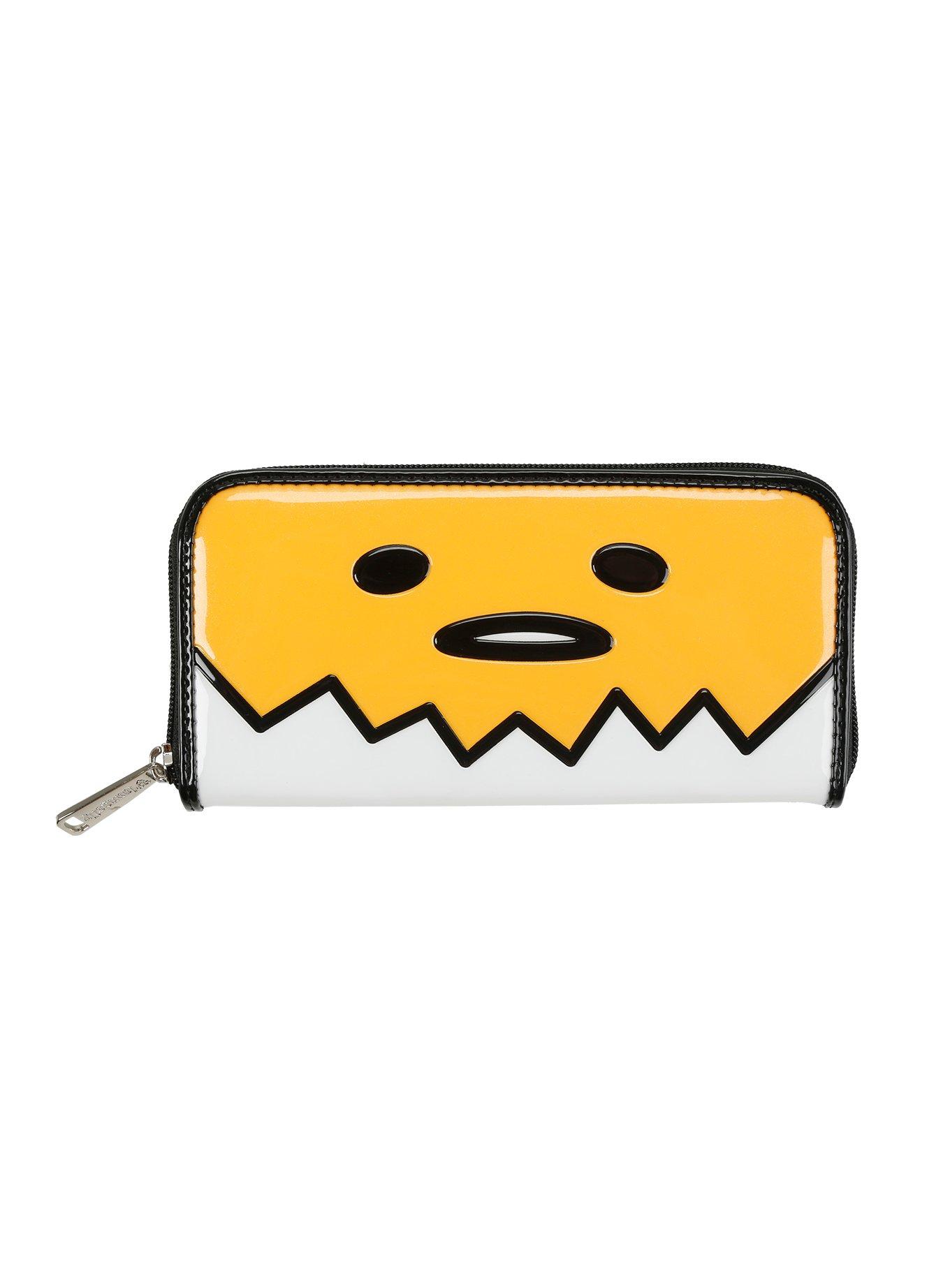 Gudetama Big Face Zip Wallet, , hi-res