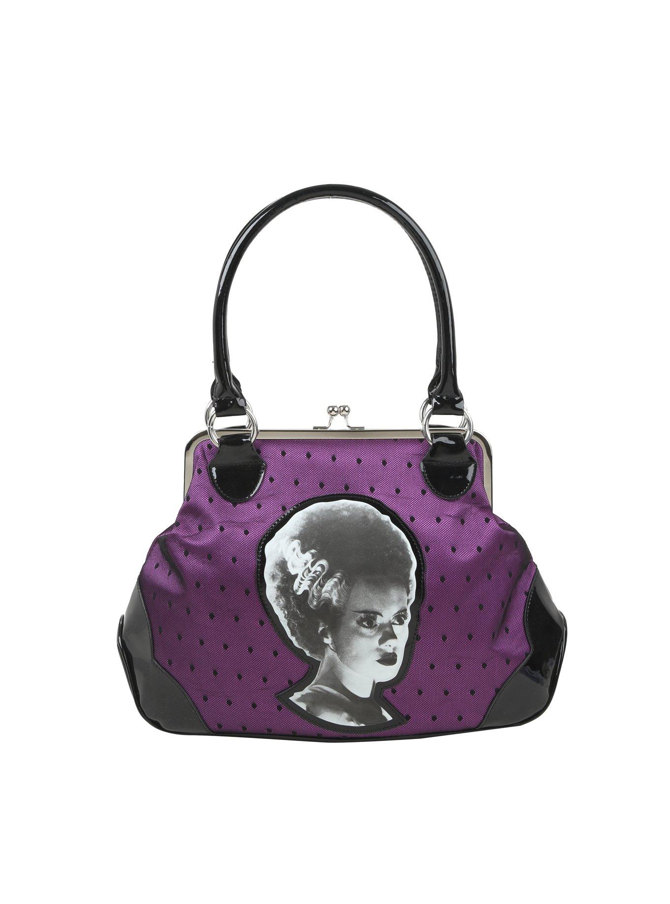 Rock Rebel Bride Of Frankenstein Purse, , hi-res