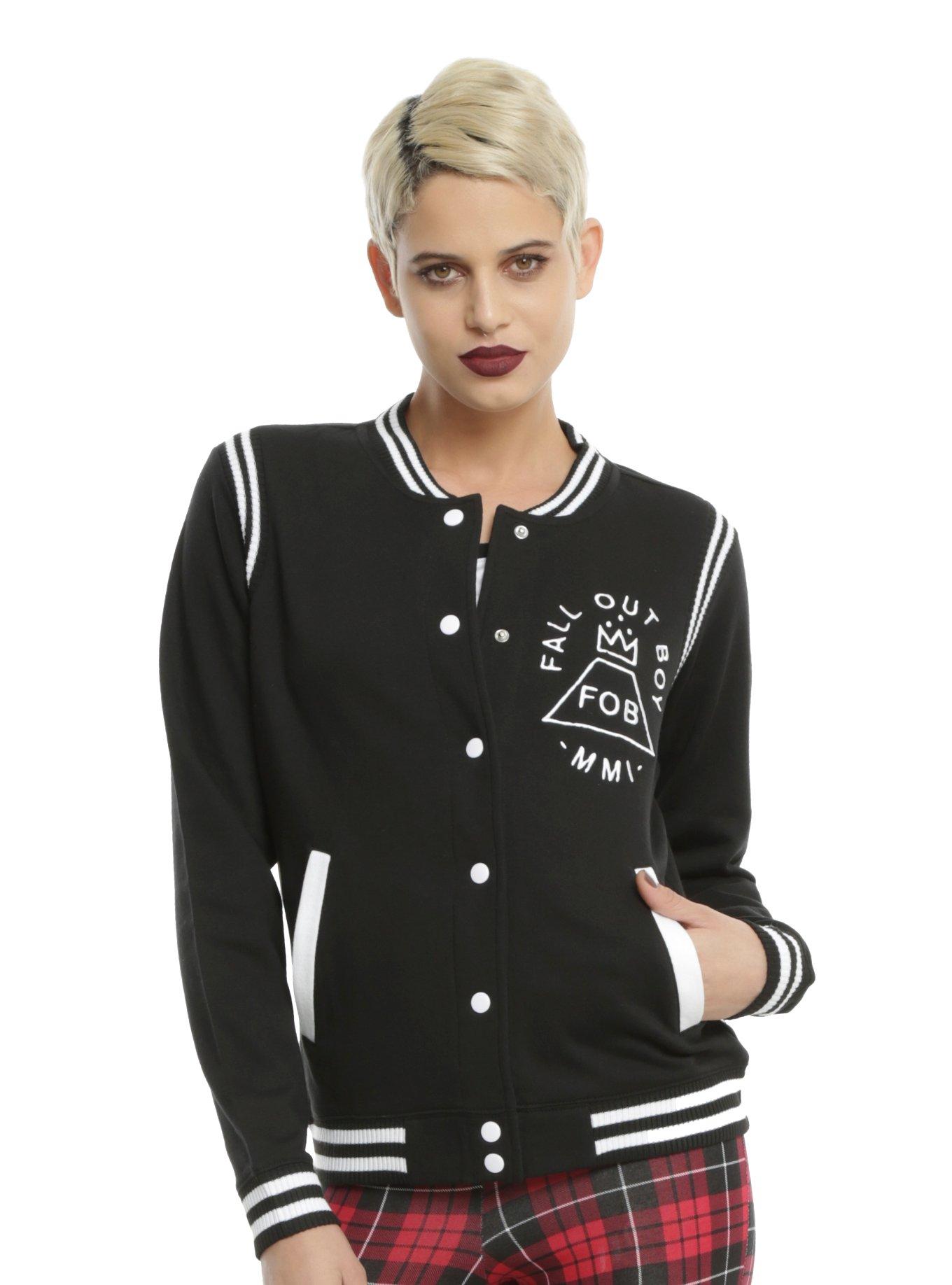 Hot topic varsity on sale jacket