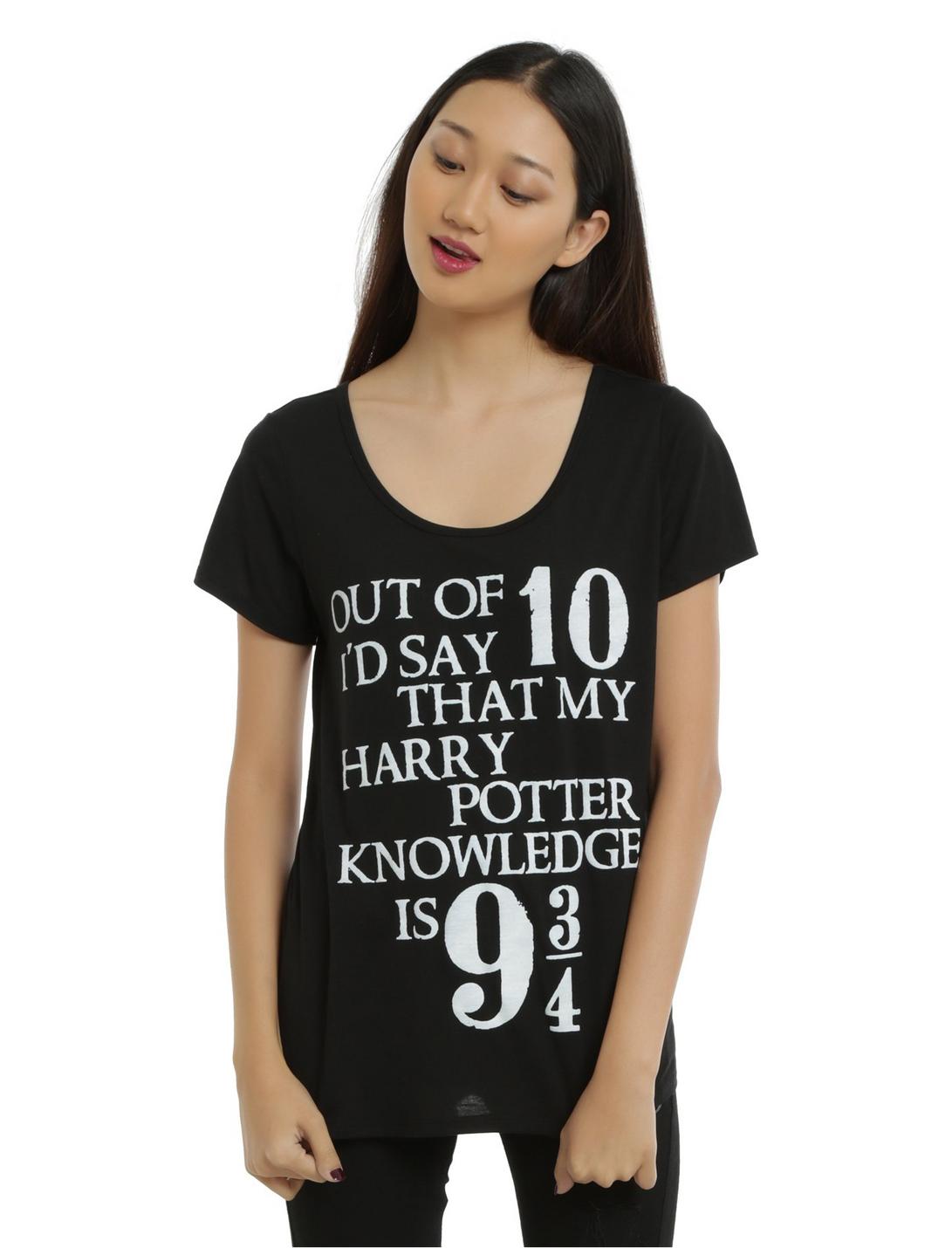 Harry Potter Knowledge Scoop T-Shirt, GREY, hi-res