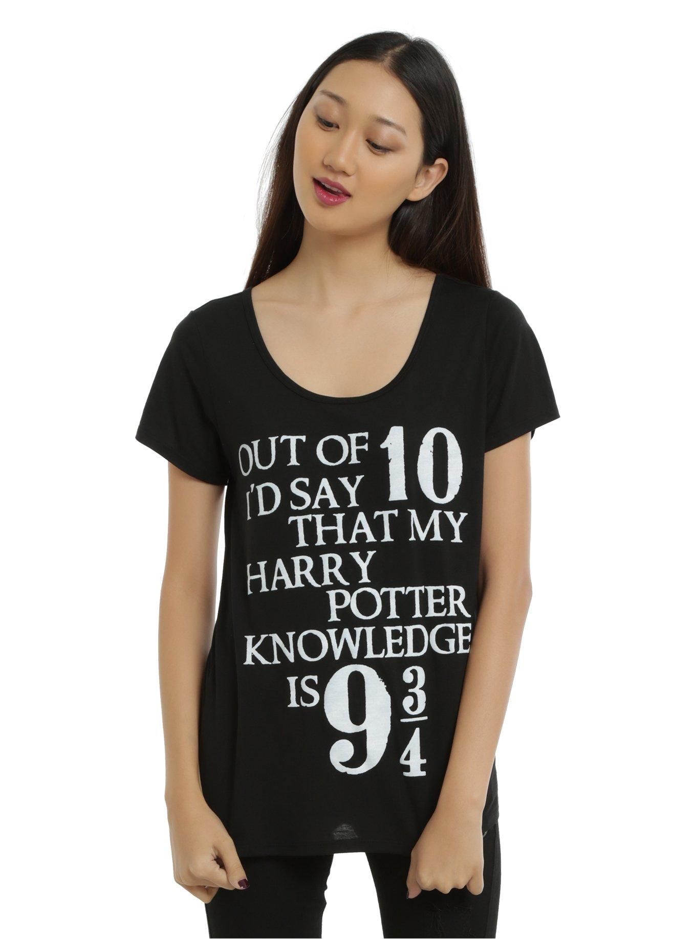 Harry Potter Knowledge Scoop T-Shirt, GREY, hi-res