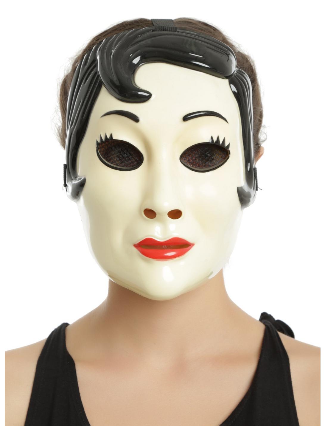 Retro Girl Mask, , hi-res