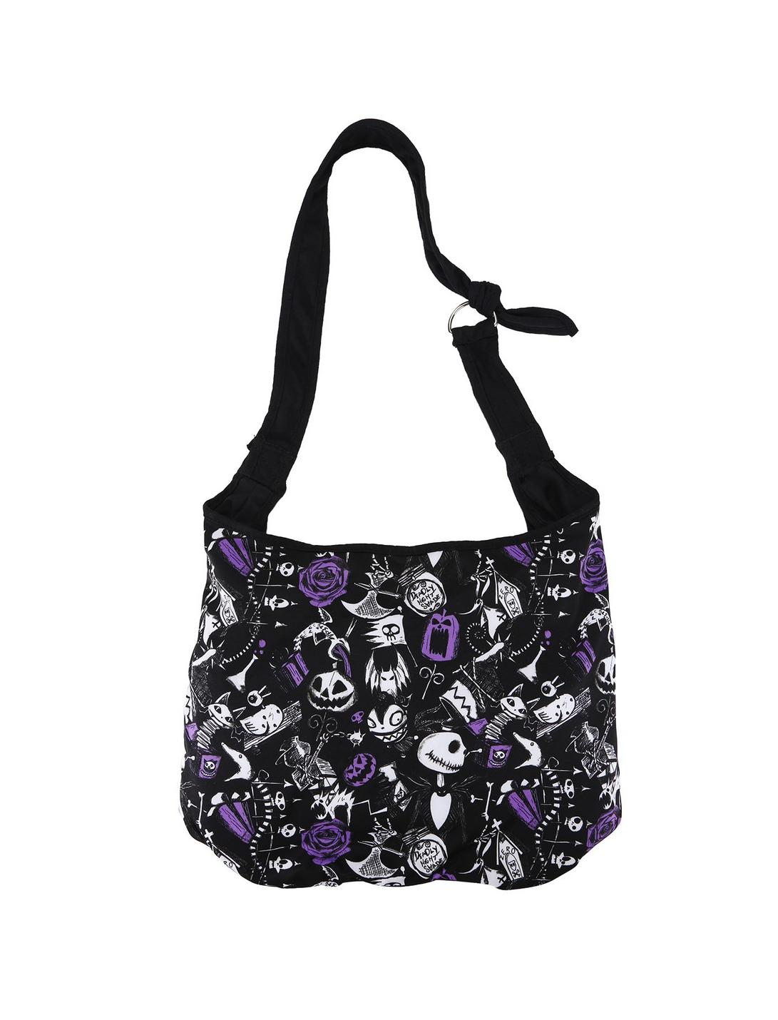 The Nightmare Before Christmas Sketched Icons Hobo Bag, , hi-res