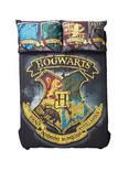 Harry Potter Distressed Hogwarts Crest Full/Queen Comforter, , hi-res