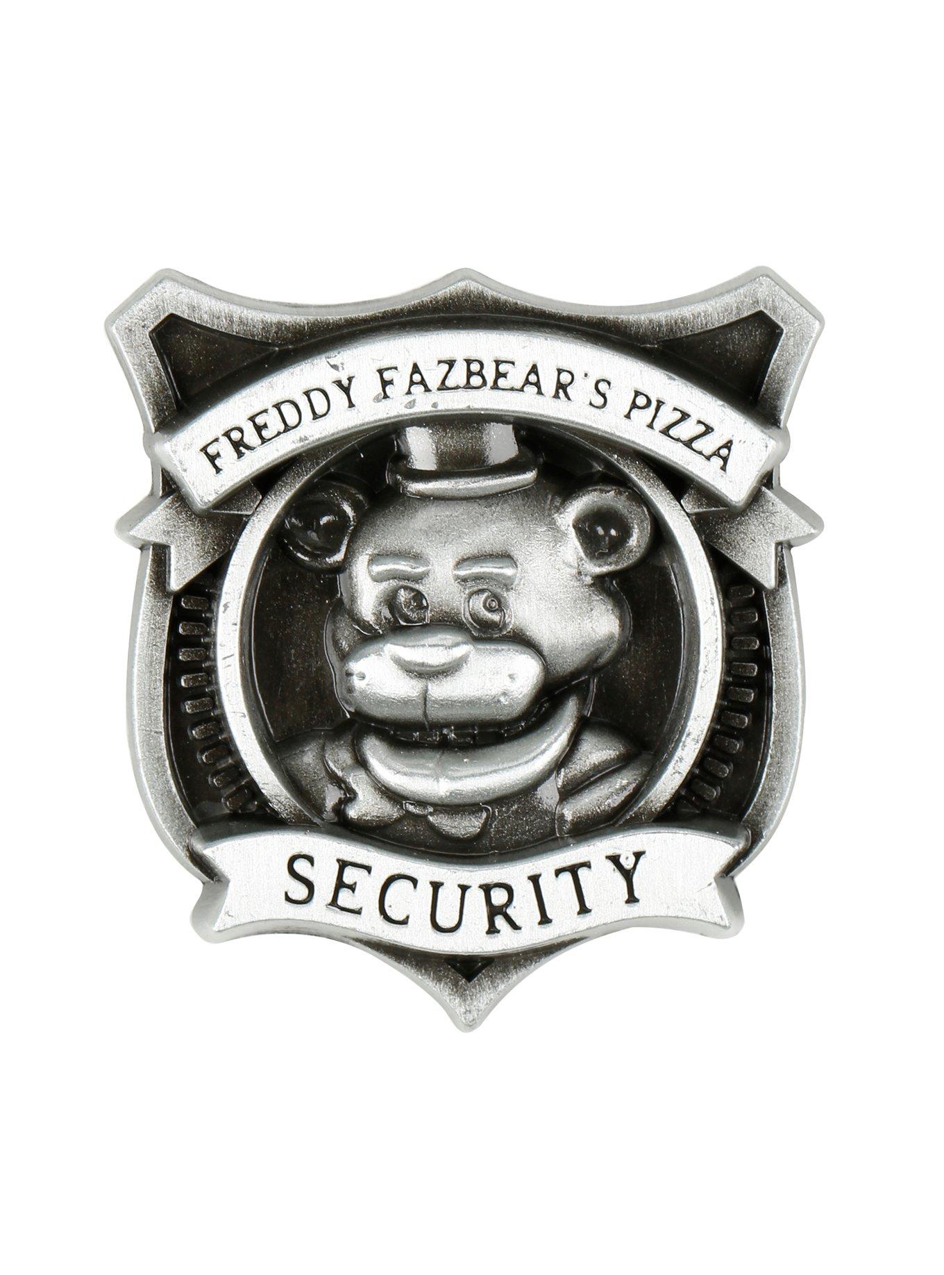 Five Nights At Freddy's Freddy Fazbear's Pizza Security Pin, , hi-res