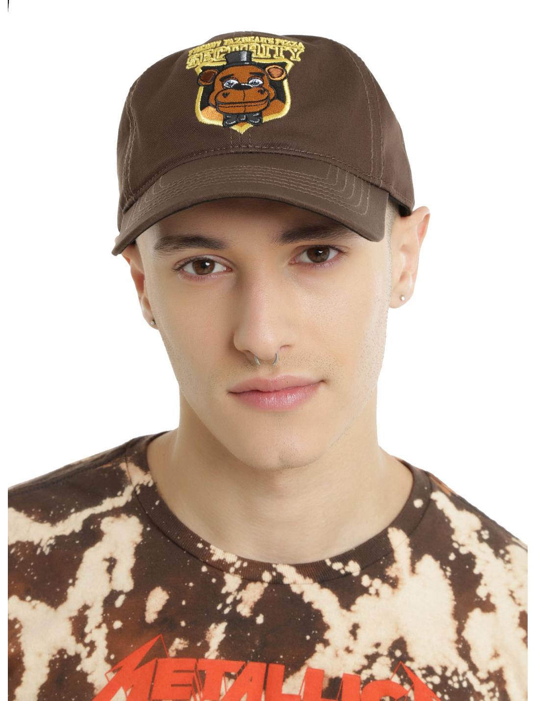 Five Nights At Freddy's Security Curve Brim Snapback Hat, , hi-res
