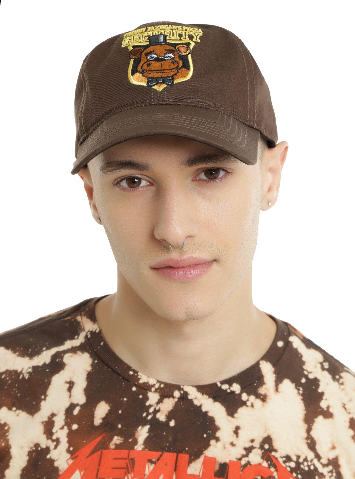 Five Nights At Freddy's Security Curve Brim Snapback Hat, , hi-res