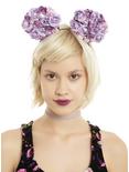 Lavender Flower Mouse Ear Headband, , hi-res