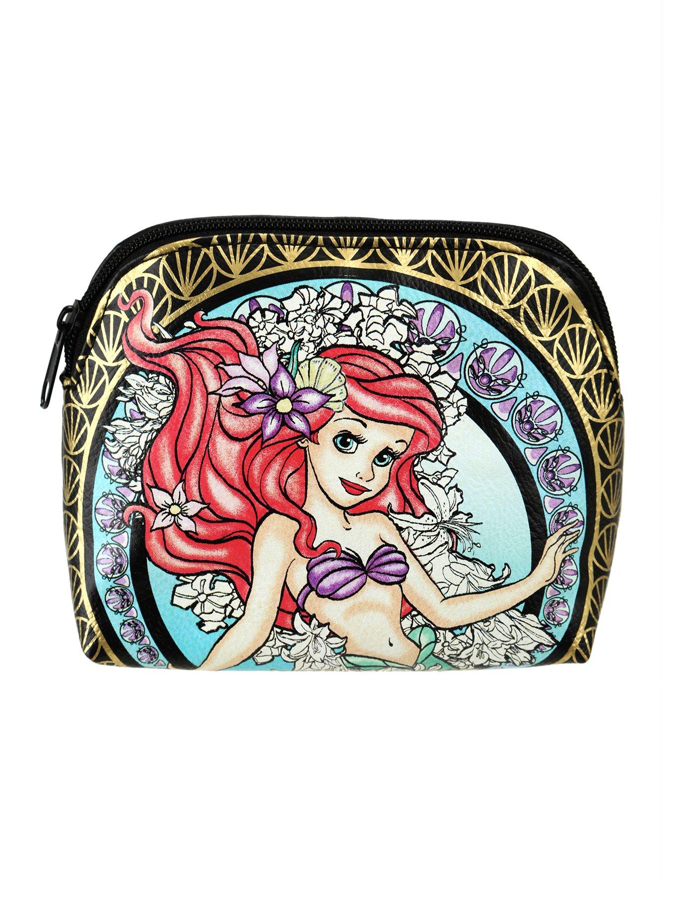 Disney The Little Mermaid Stained Glass Cosmetic Bag, , hi-res