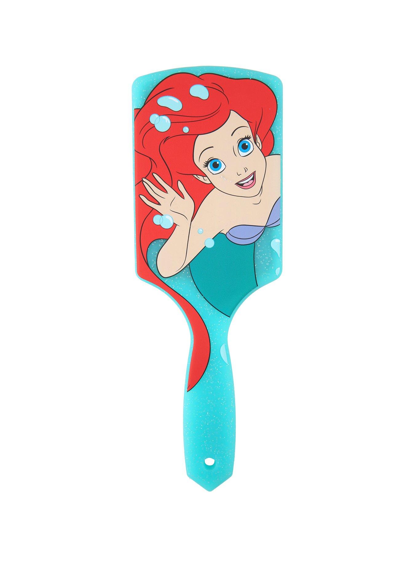 Disney The Little Mermaid Ariel Glitter Hair Brush Hot Topic