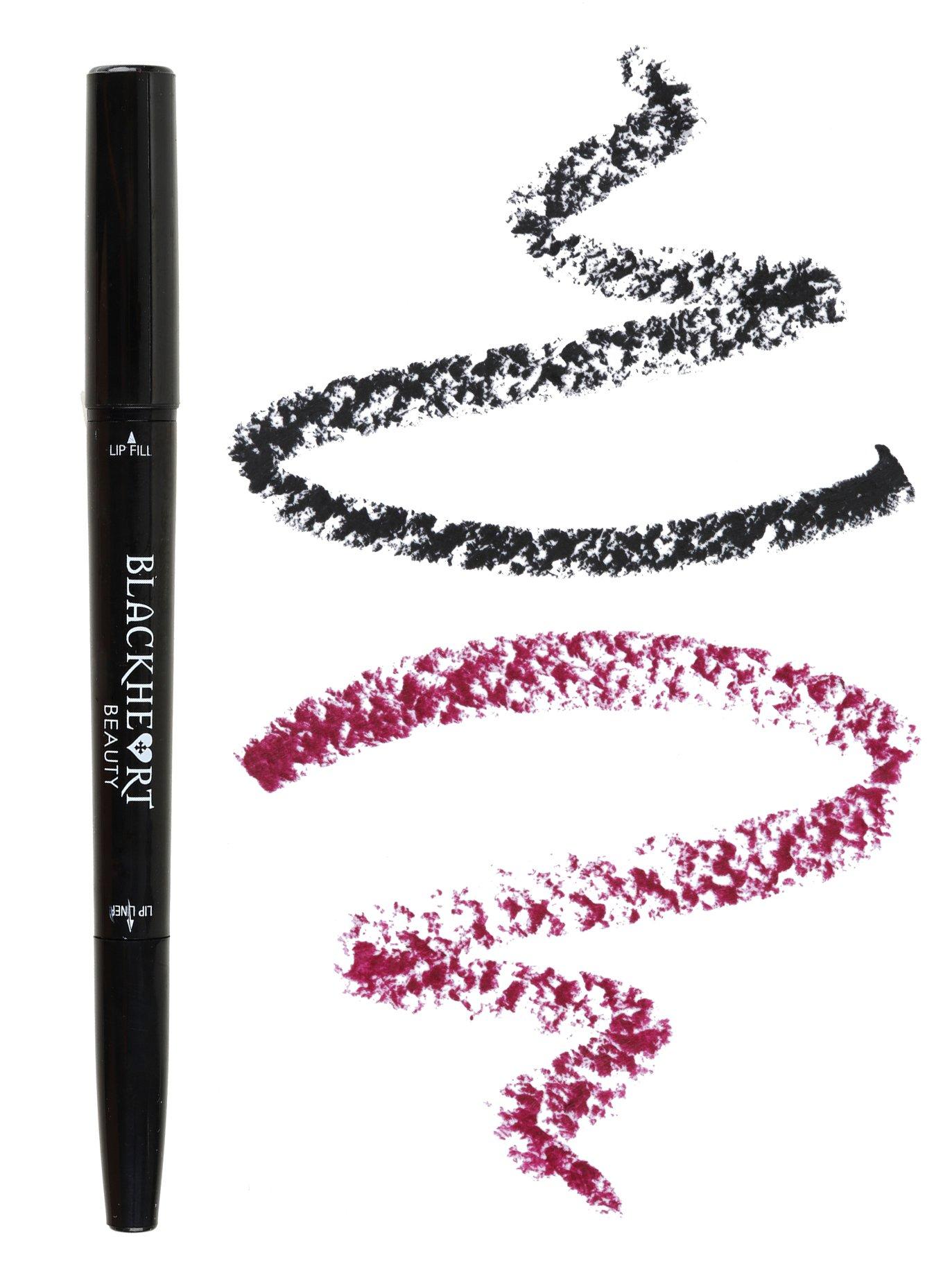 Blackheart Beauty Black & Burgundy Ombre Lip Pencil, , hi-res