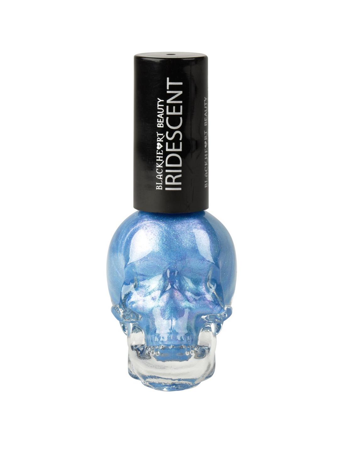 Blackheart Beauty Blue Iridescent Nail Polish, , hi-res