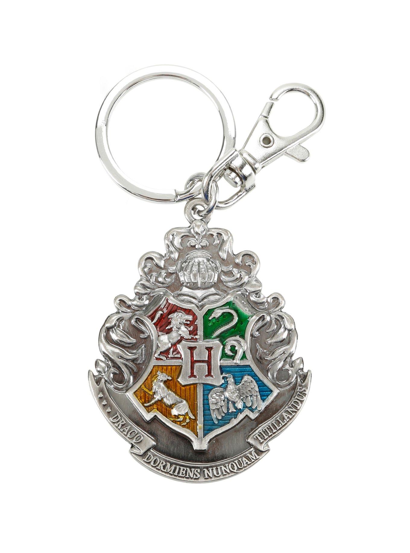 Harry Potter Hogwarts Crest Metal Key Chain | Hot Topic