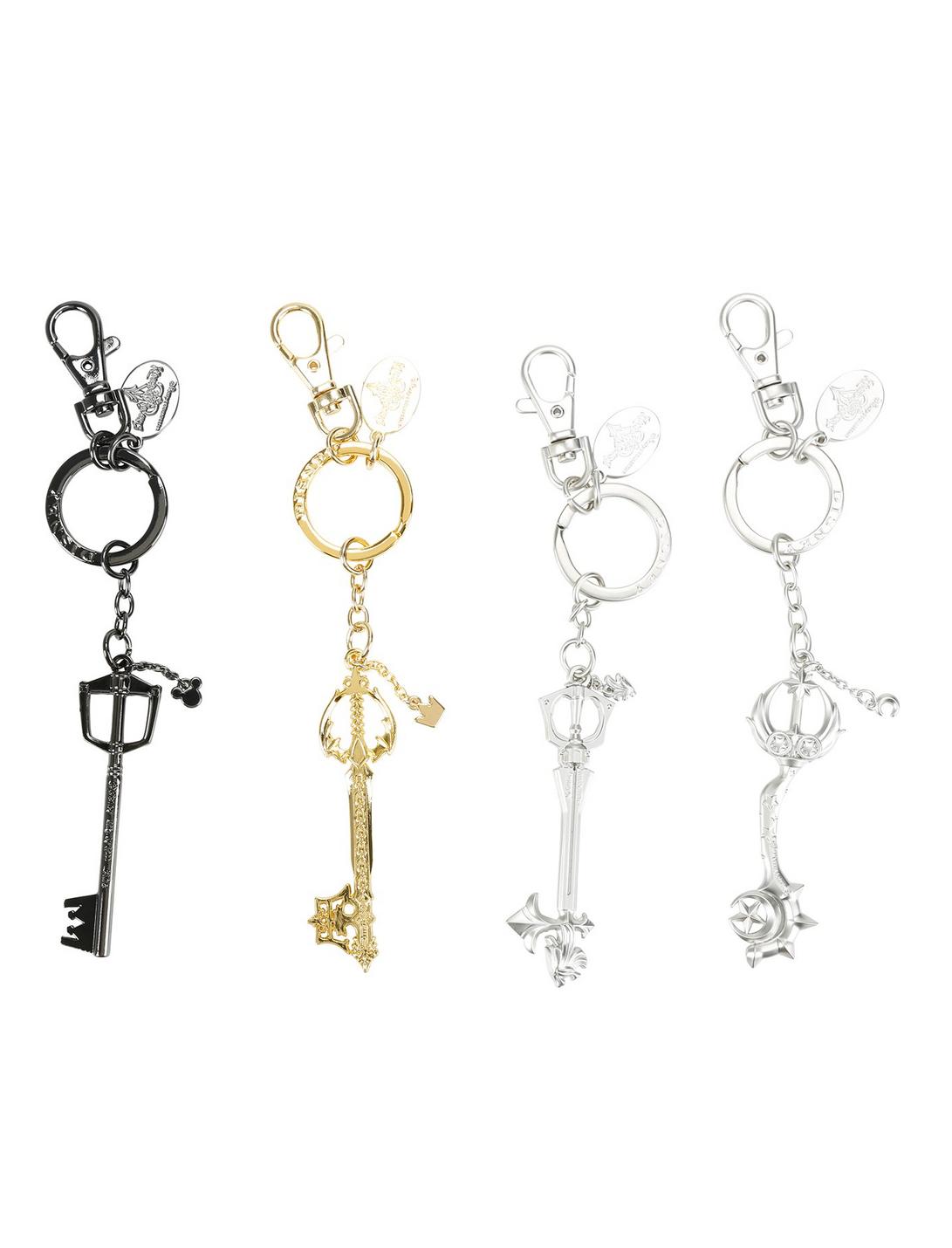 Disney Kingdom Hearts Pewter Key Chain Set 2016 Summer Convention Exclusive, , hi-res