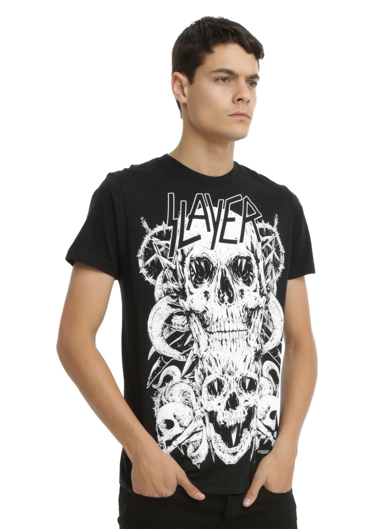 Slayer Skulls T-Shirt | Hot Topic