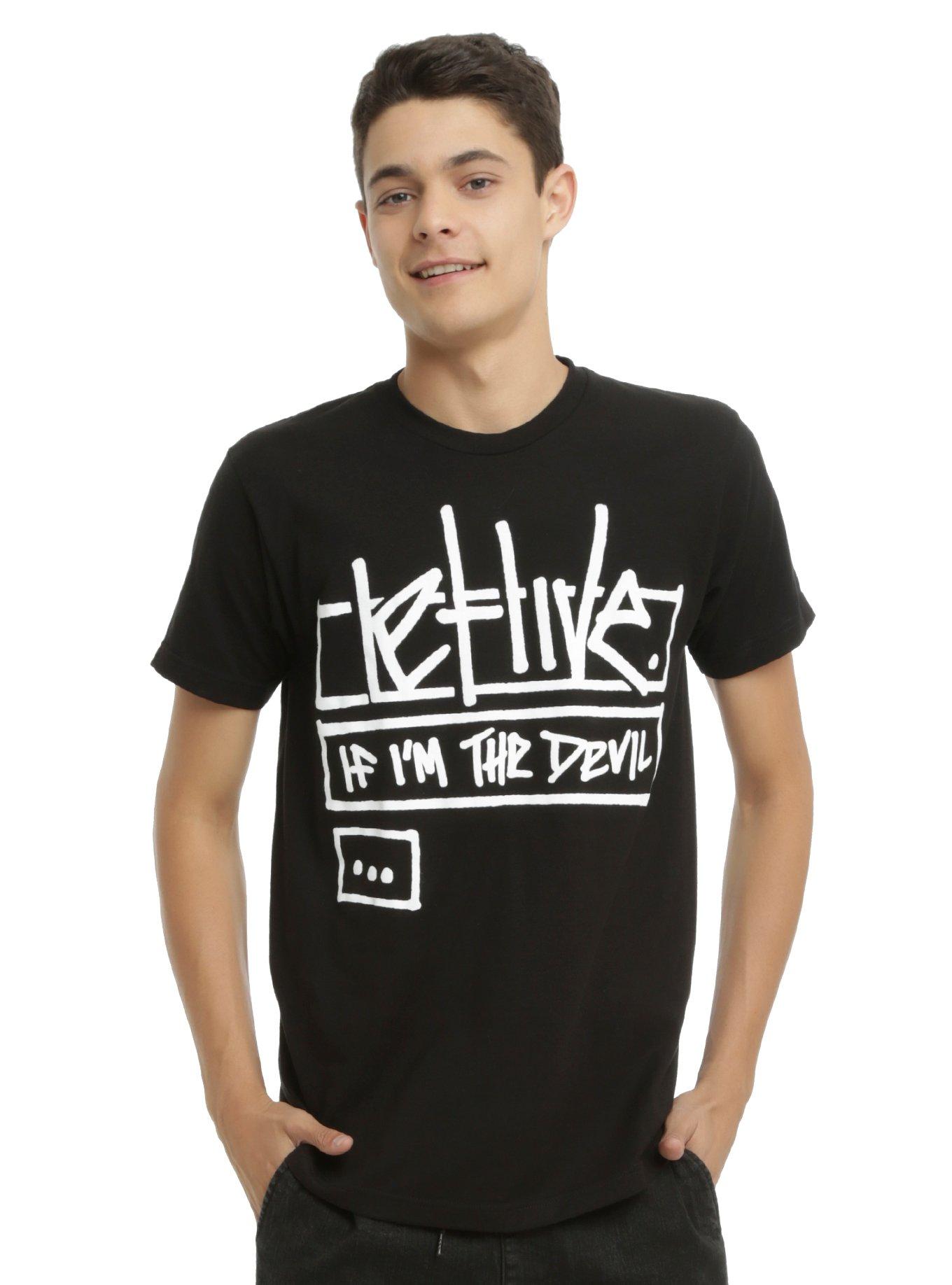 Letlive. If I'm The Devil... T-Shirt, BLACK, hi-res