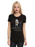Marilyn Manson Photo Girls T-Shirt, BLACK, hi-res