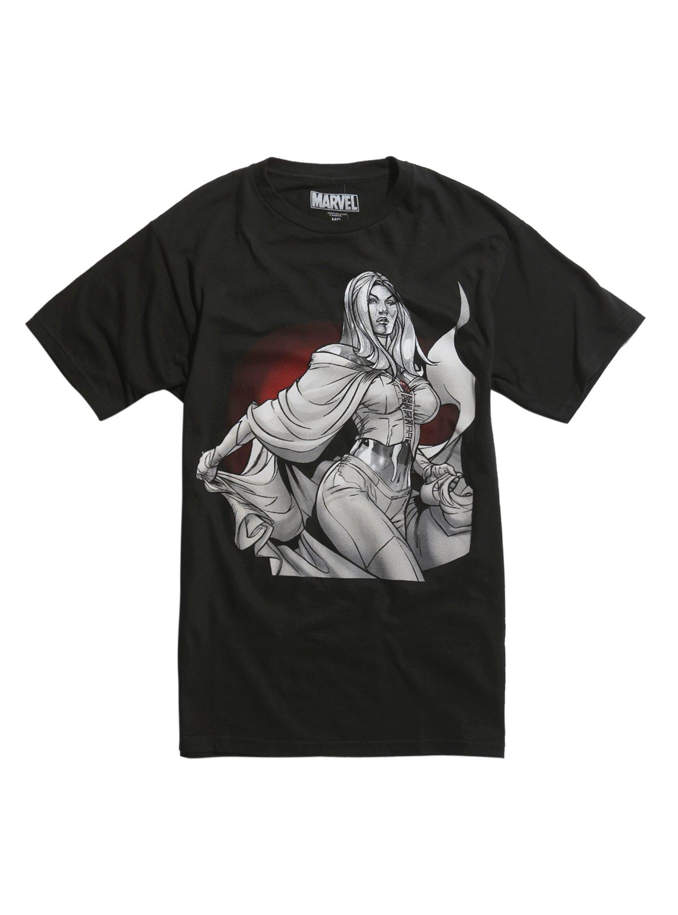 Marvel X-Men Emma Frost T-Shirt, BLACK, hi-res