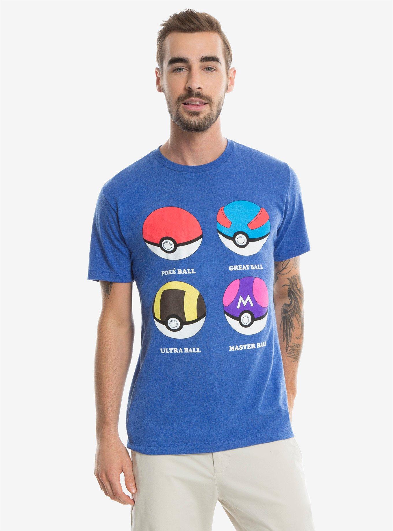 Pok&eacute;mon Know Your Balls T-Shirt, BLUE, hi-res