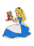 Disney Alice In Wonderland Alice & Dinah Sticker, , hi-res