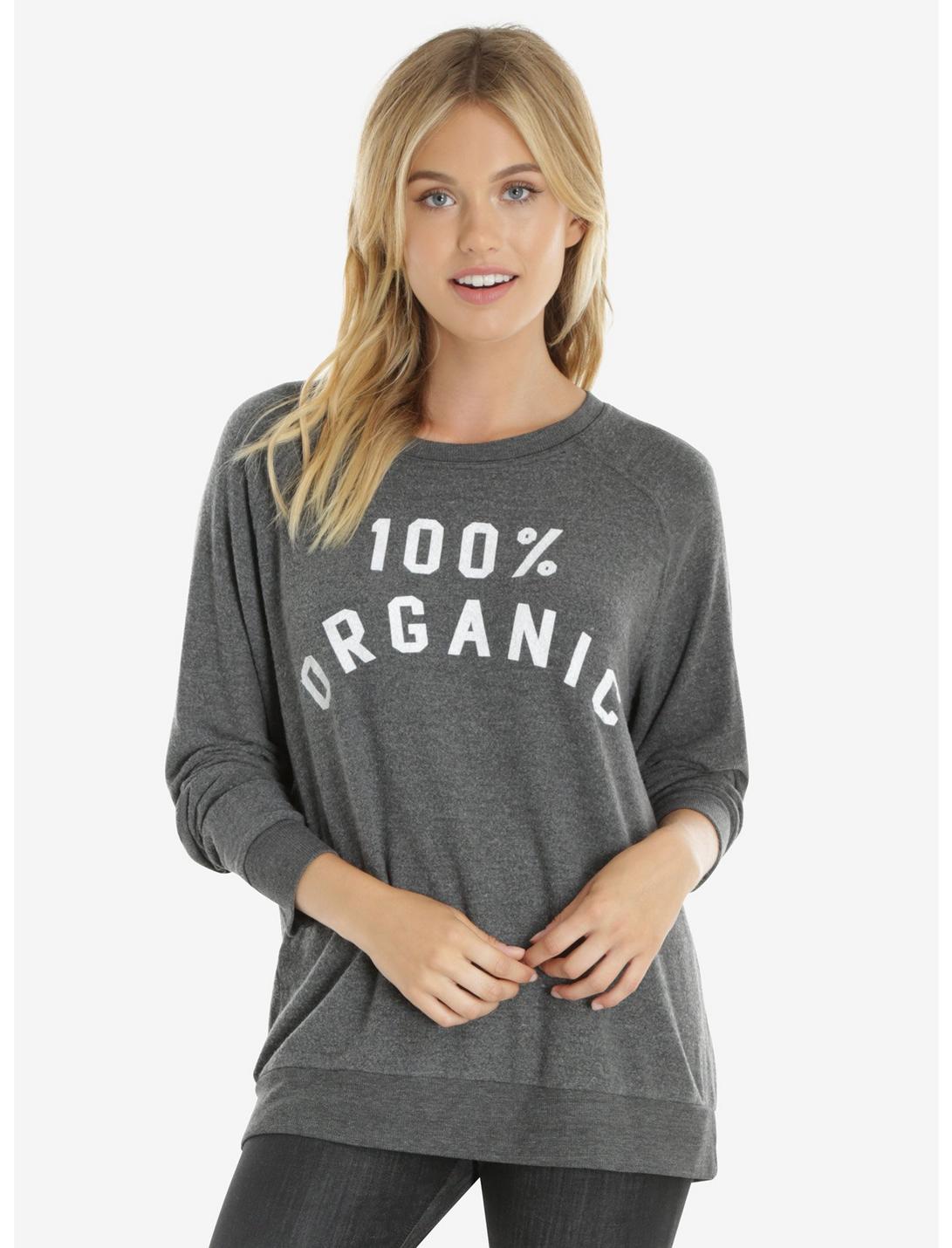 Junk Food 100% Organic Womens Sweatshirt, BLACK, hi-res