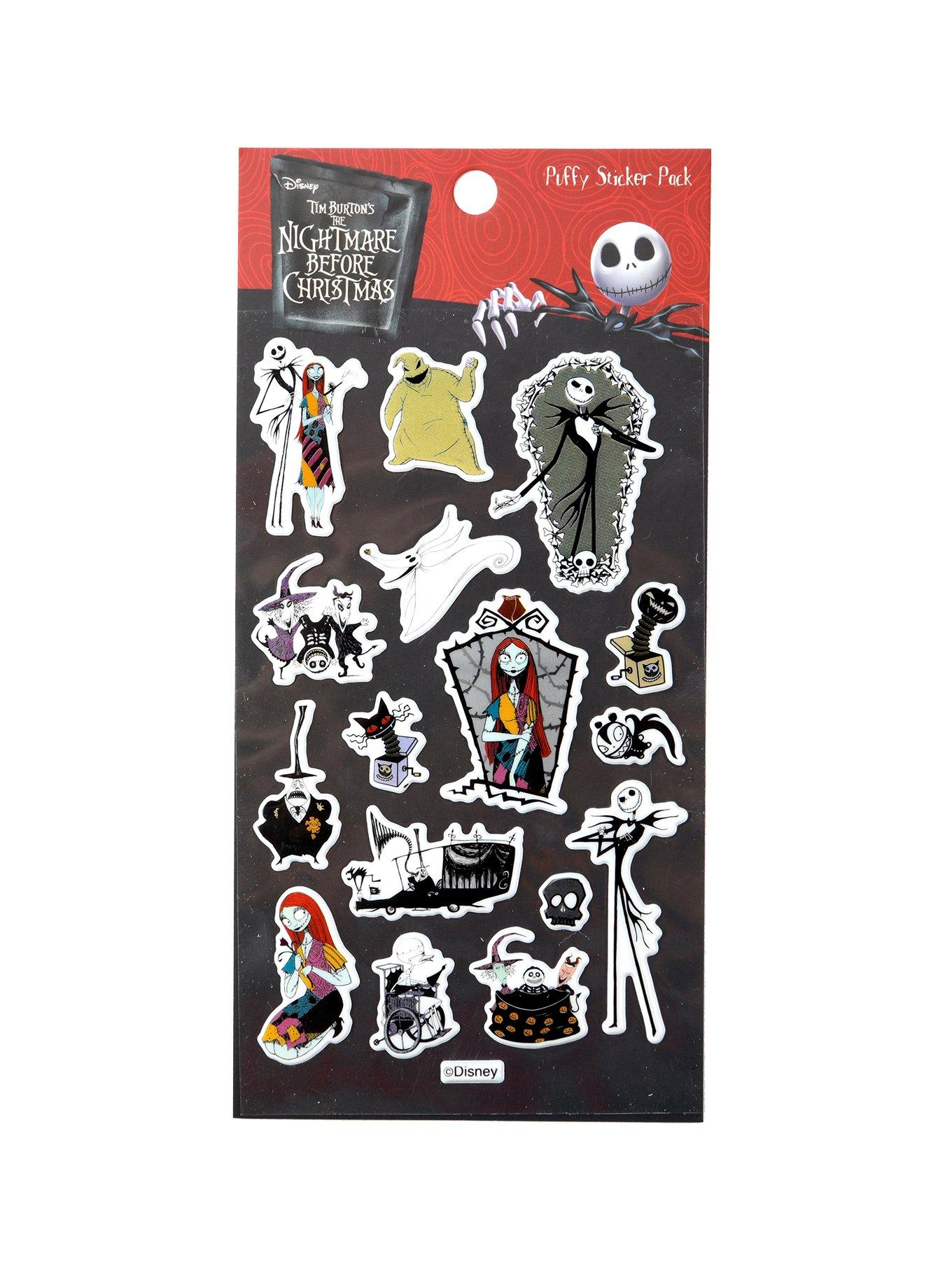 Nightmare Before Christmas Stickers Pack for Phone Cases and Water