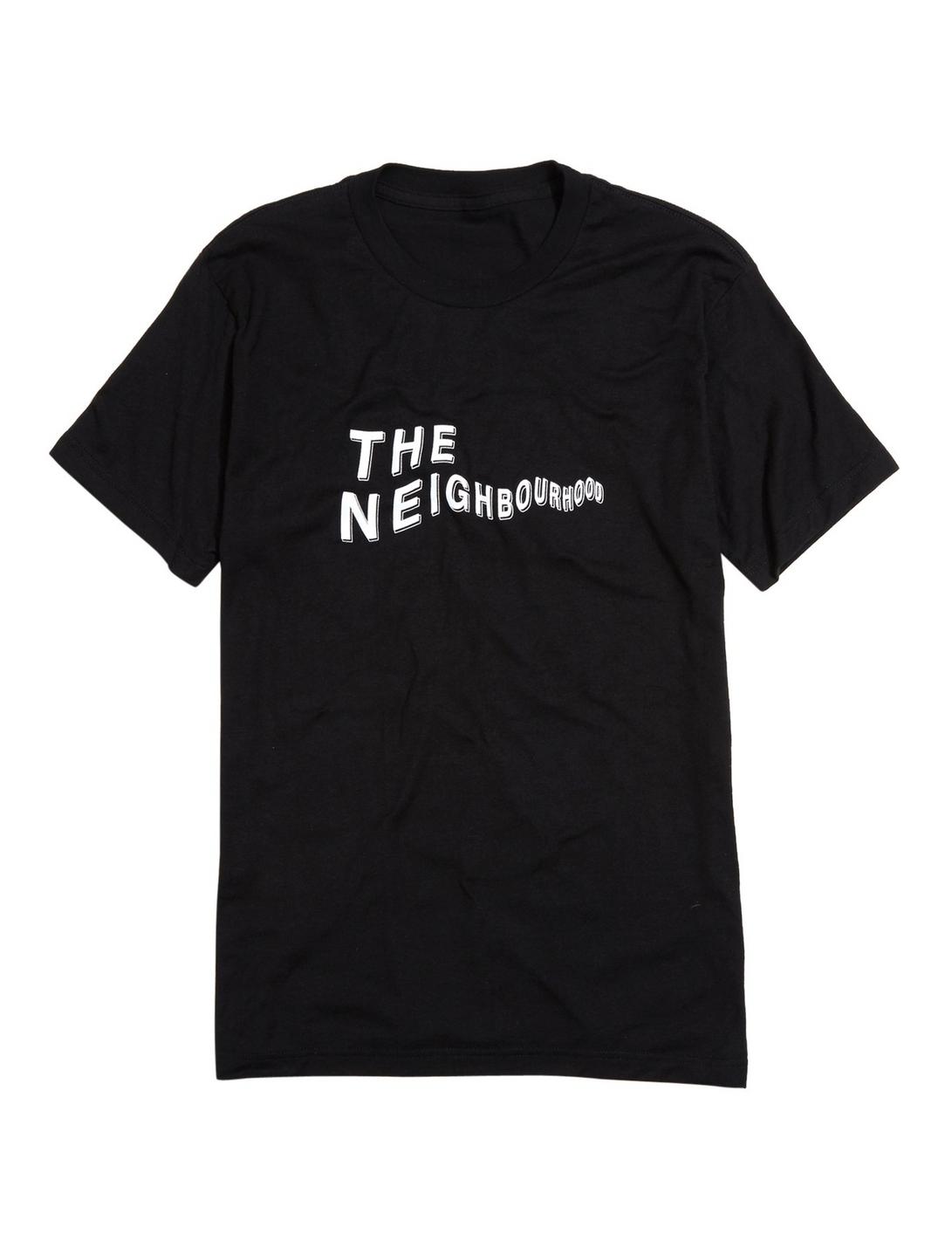 The Neighbourhood Wavy Logo T-Shirt, BLACK, hi-res