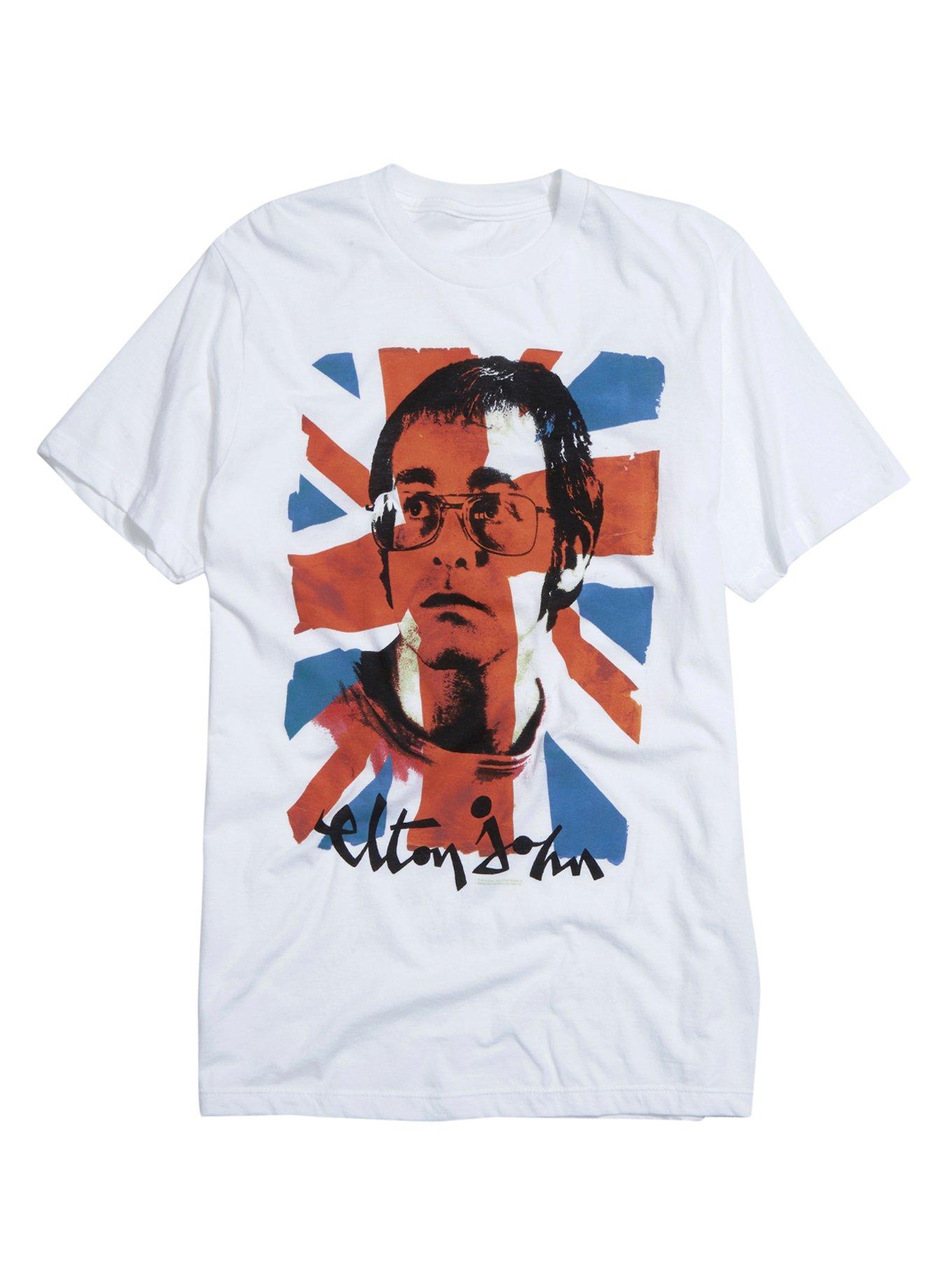 Elton John Union Jack T-Shirt, IVORY, hi-res
