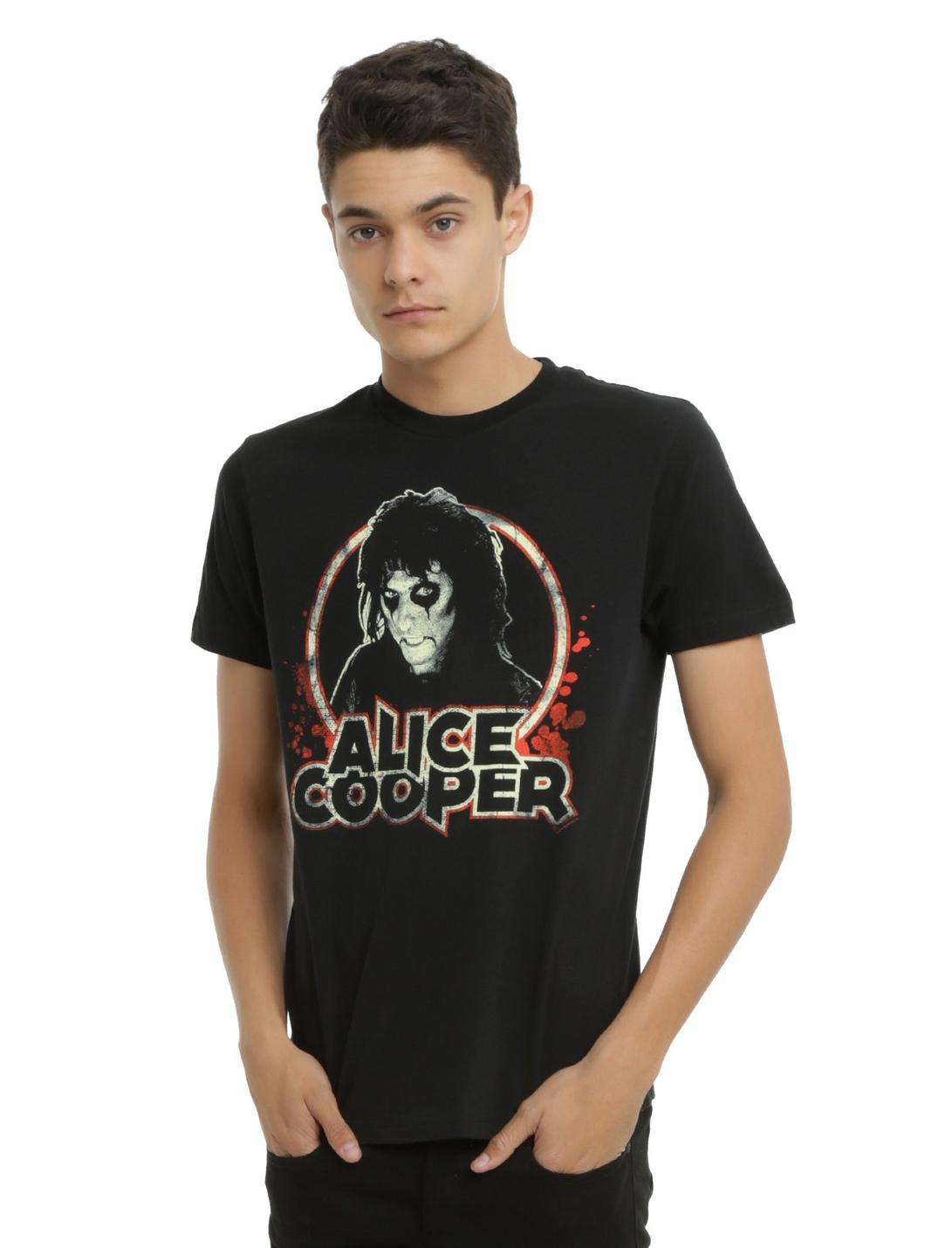 Alice Cooper Portrait T-Shirt, BLACK, hi-res